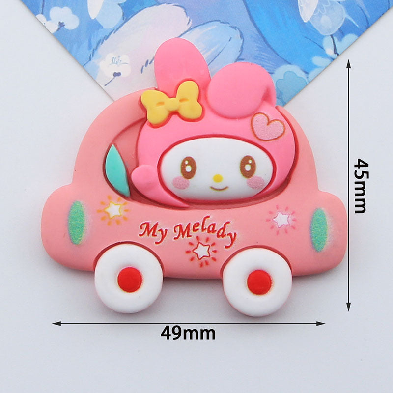 10 PCS Large Cartoon Resin Charms