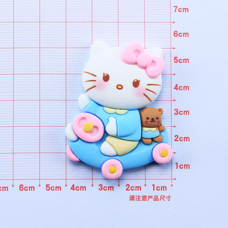 10 PCS Large Cartoon Resin Charms