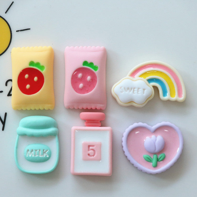 10 PCS Cartoon Miniatures|Resin Charms for DIY Crafts