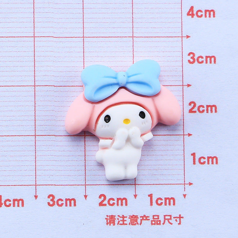 10 PCS Large Cartoon Resin Charms