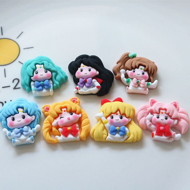 10 PCS Kawaii Miniatures|Resin Charms for DIY Crafts