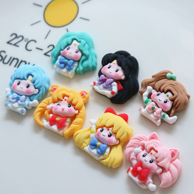 10 PCS Kawaii Miniatures|Resin Charms for DIY Crafts