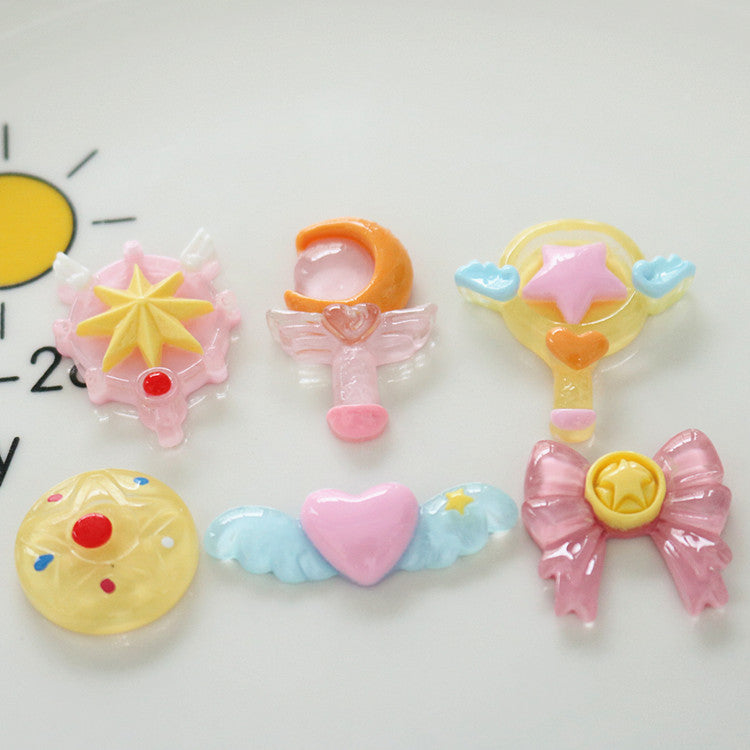 10 PCS Cartoon Miniatures|Resin Charms for DIY Crafts