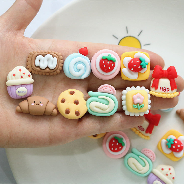 10 PCS Kawaii Miniatures|Resin Charms for DIY Crafts