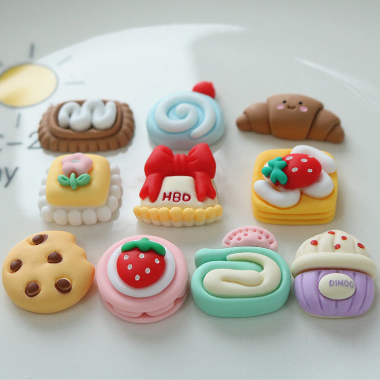 10 PCS Kawaii Miniatures|Resin Charms for DIY Crafts