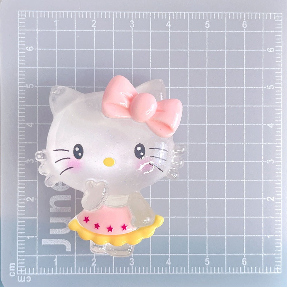 10 PCS Large Cartoon Resin Charms