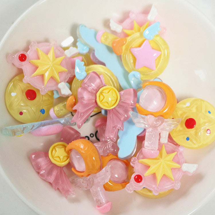 10 PCS Cartoon Miniatures|Resin Charms for DIY Crafts