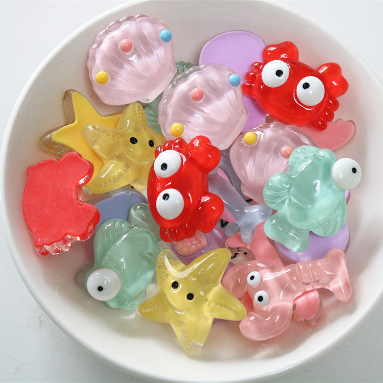 10 PCS Cartoon Miniatures|Resin Charms for DIY Crafts