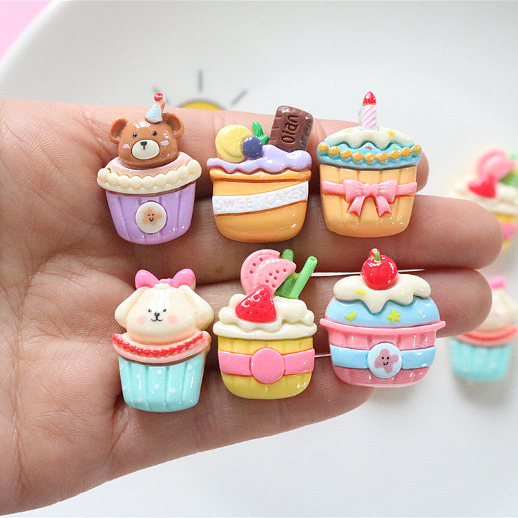 10 PCS Cartoon Miniatures|Resin Charms for DIY Crafts