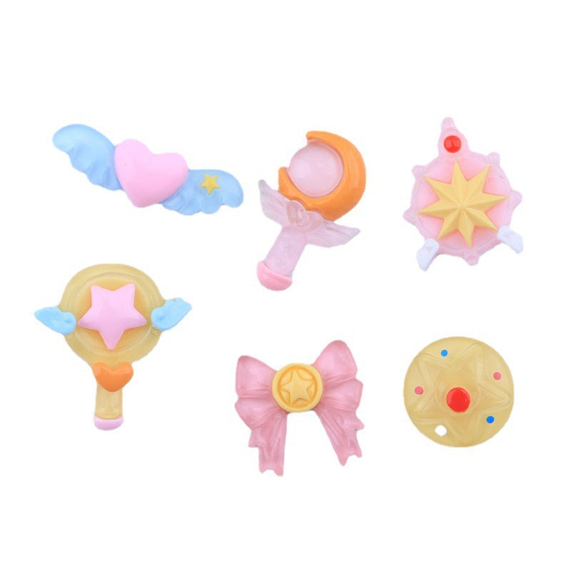 10 PCS Cartoon Miniatures|Resin Charms for DIY Crafts