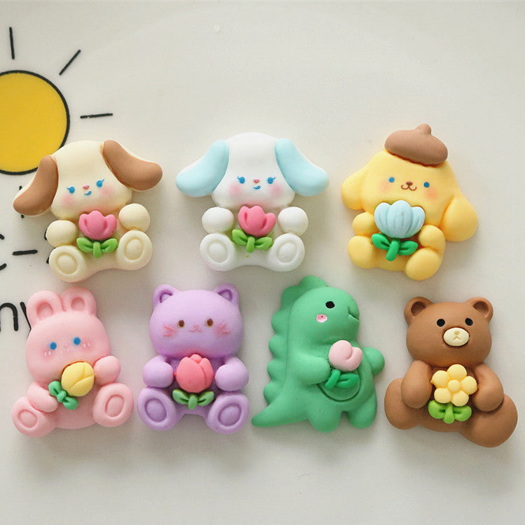 10 PCS Kawaii Miniatures|Resin Charms for DIY Crafts