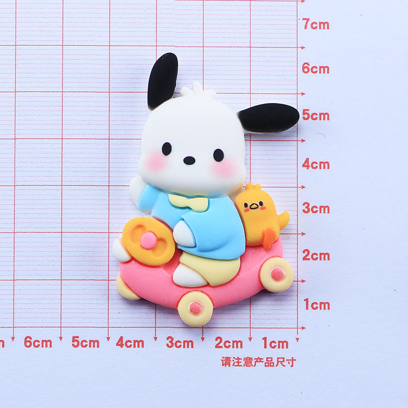 10 PCS Large Cartoon Resin Charms