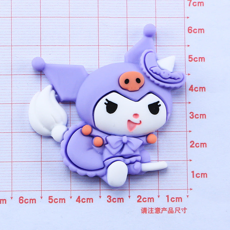 10 PCS Large Cartoon Resin Charms