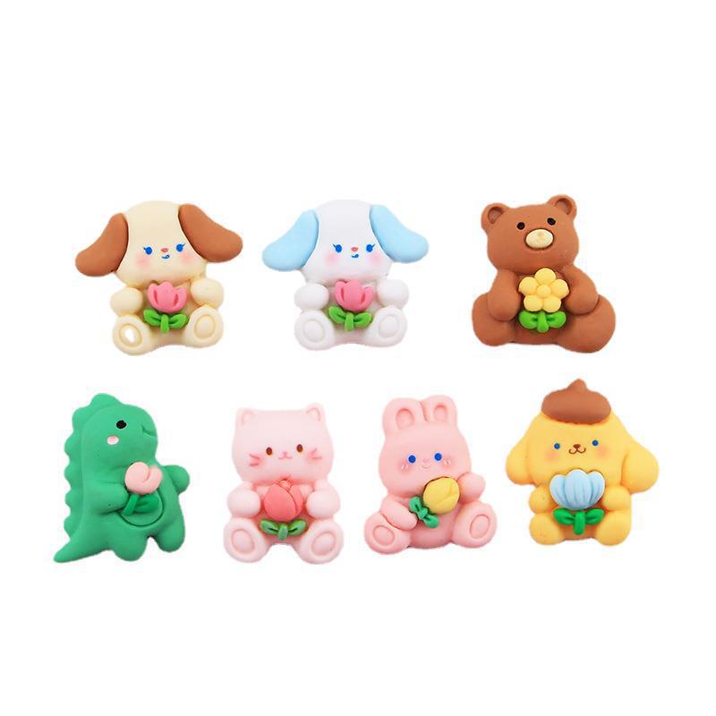 10 PCS Kawaii Miniatures|Resin Charms for DIY Crafts