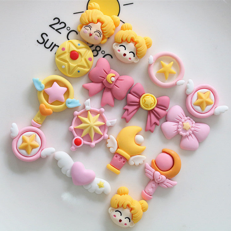 10 PCS Cartoon Miniatures|Resin Charms for DIY Crafts