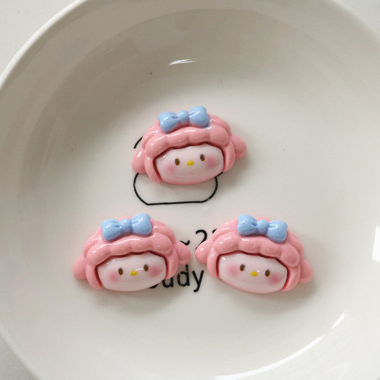 10 PCS Kawaii Miniatures|Resin Charms for DIY Crafts