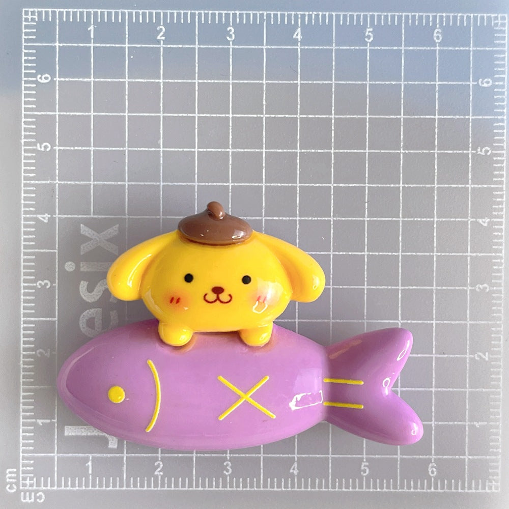 10 PCS Large Cartoon Resin Charms