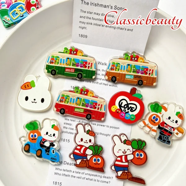 Tian Da acrylic Mayday hanging hole piece diy handmade jewelry accessories mobile phone chain key chain bag pendant