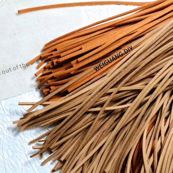3mm Korean velvet leather rope deerskin rope leather velvet rope strip double-sided velvet strip necklace rope diy jewelry accessories