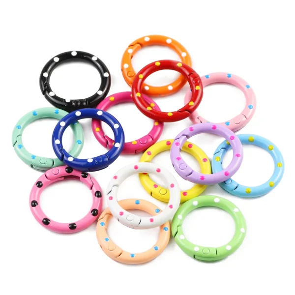 Colorful 2~10pcs Lobster Key Clasps Snap Hook Label Hand Tag Connector Open Ring For Jewelry Bracelets Making DIY Accessories